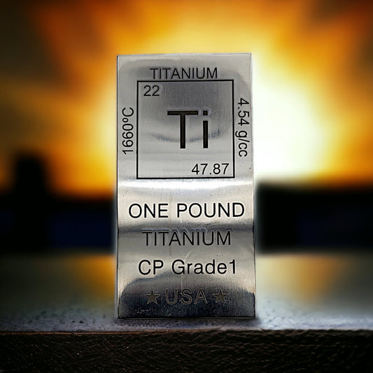 Titanium 1 pound bar - Elemental