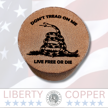 Don't Tread on Me 5 lb. .999 Fine Copper Rod