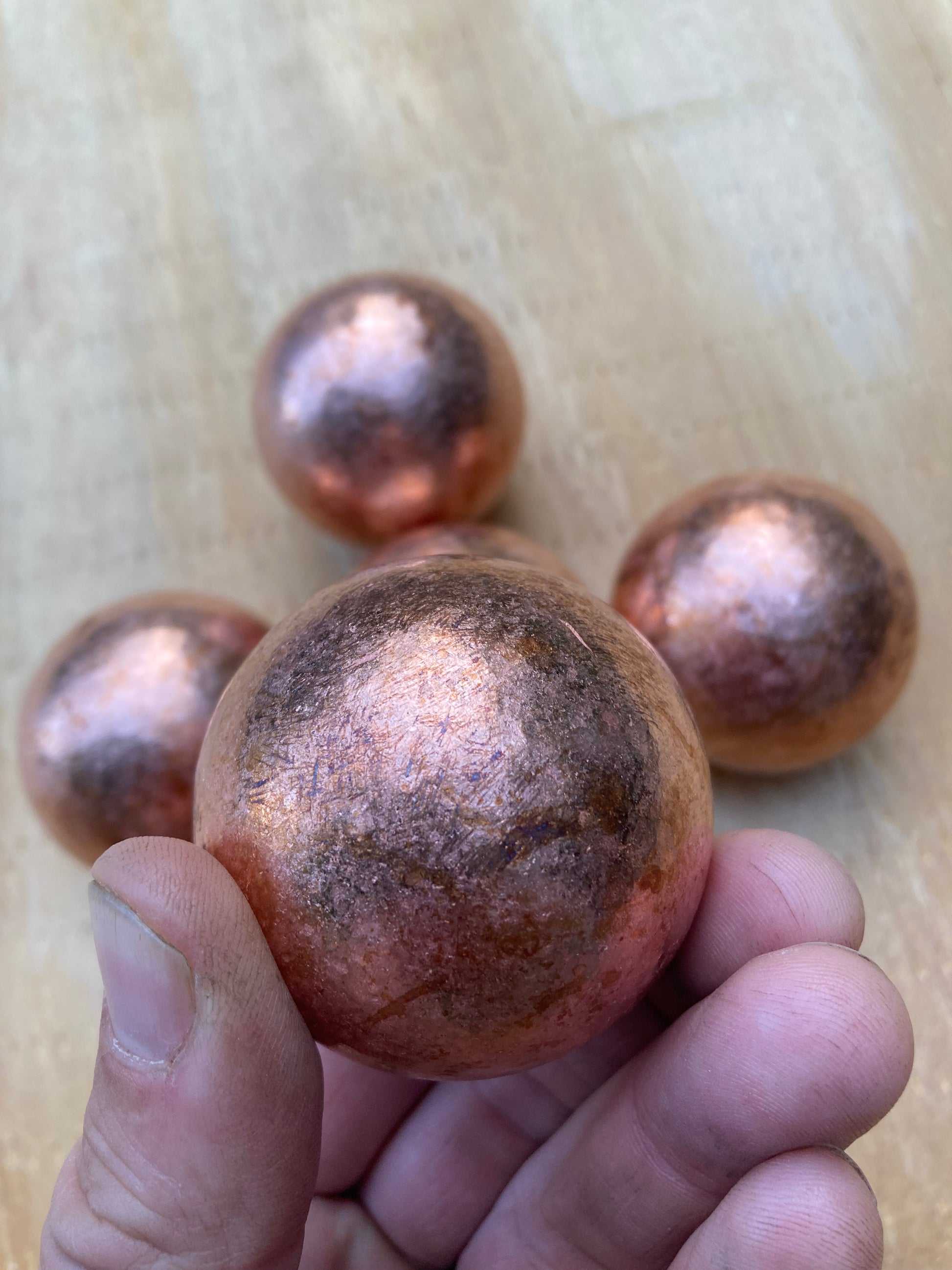 2" Copper Ball, .999 Fine Copper Bullion