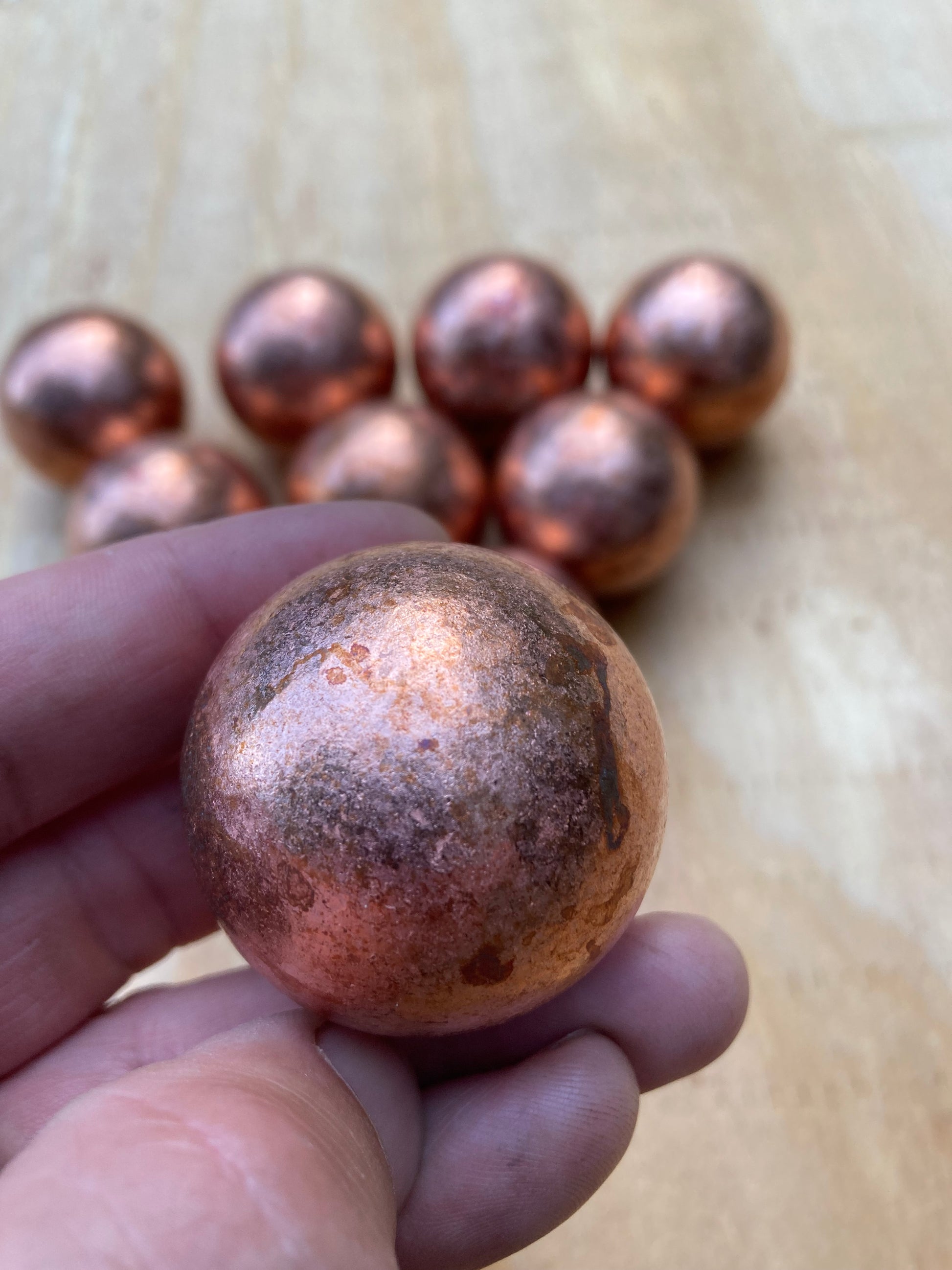 1 1/2" Copper Ball, .999 Fine Copper Bullion