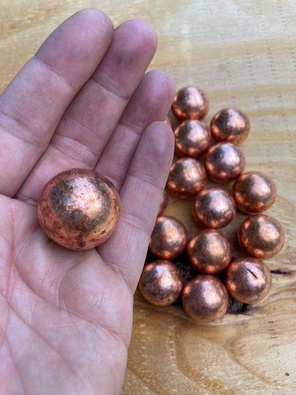 1 1/8" Copper Ball, .999 Fine Copper Bullion