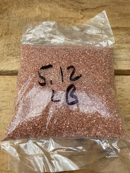 5 lb. 99.9% Pure Copper Shavings Grains Chop Grain Casting Smelting Granulate