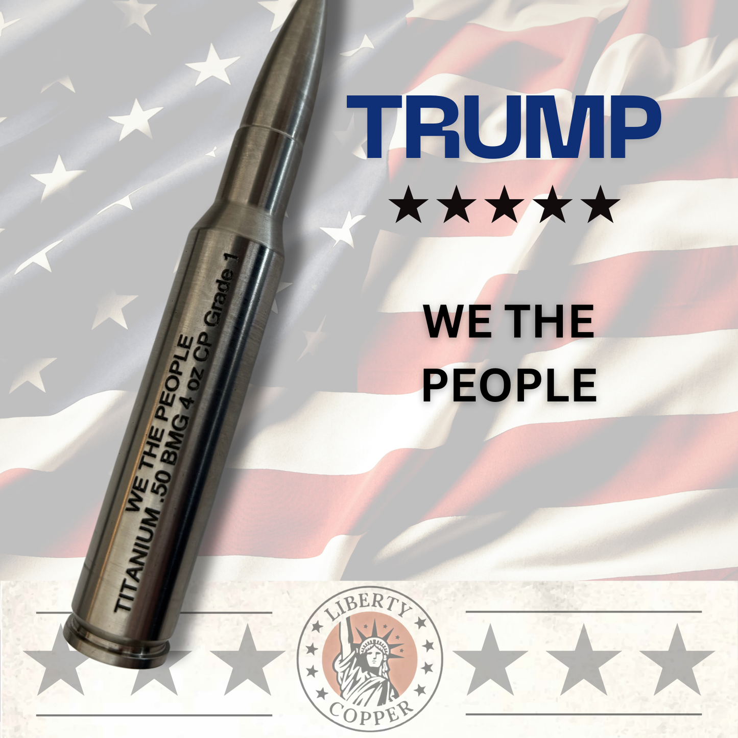 We The People - 4 oz Titanium BMG 