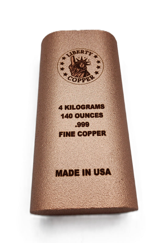 Liberty Copper - .999 Fine Copper Bullion 140 oz, 4 kilos